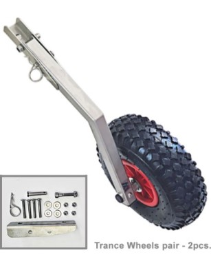 Stainless steel transportation wheels
