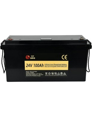 LiFePO4 SJY (25.6V, 100Ah) + зарядное устройство 10A