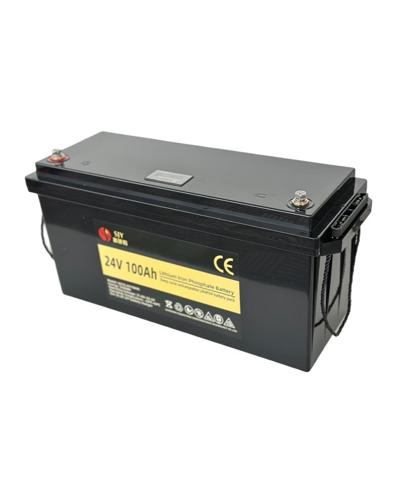 LiFePO4 SJY (25.6V, 100Ah) + charger 10A