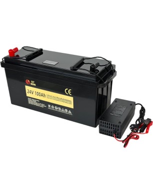 LiFePO4 SJY (25.6V, 100Ah) + charger 10A