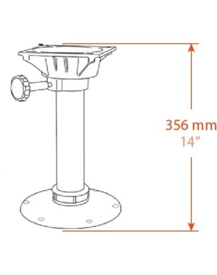 Chair aluminum leg
