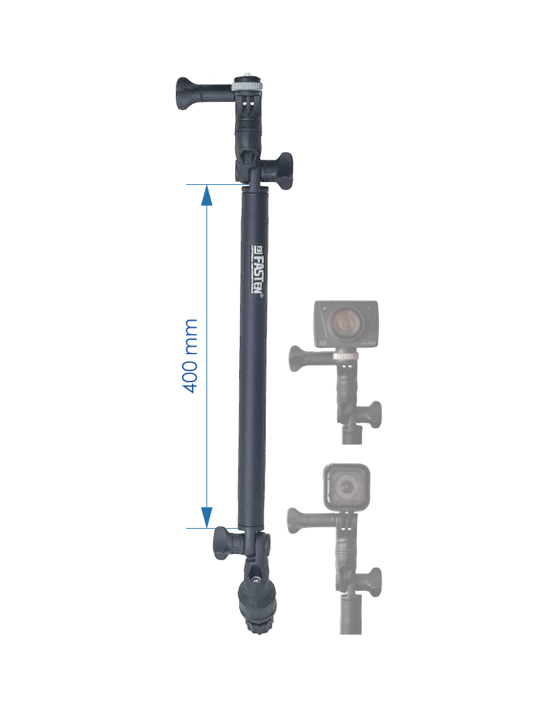 Borika action camera holder with extension