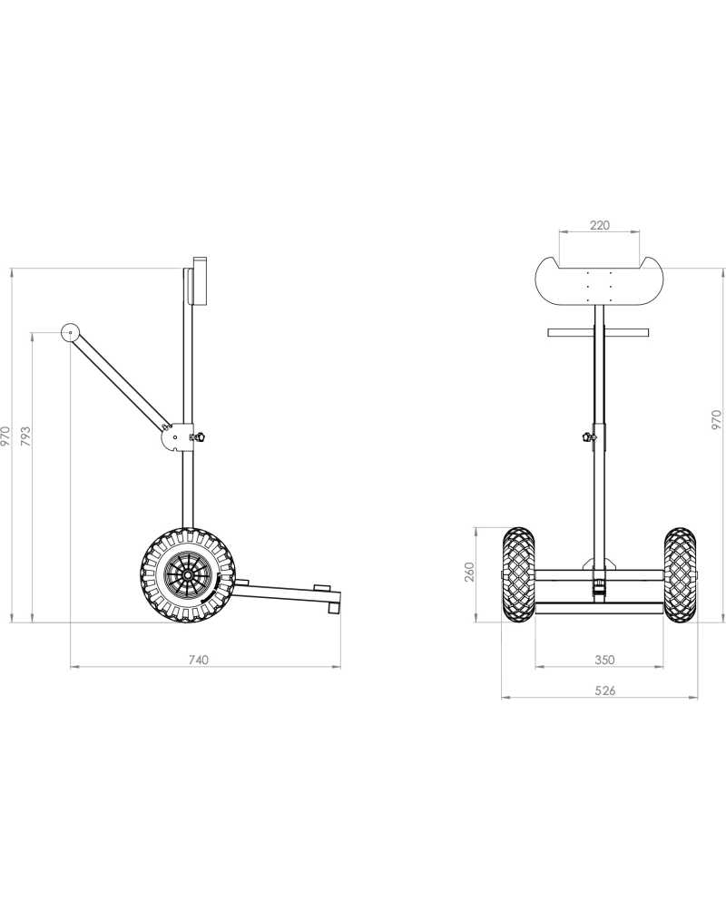 Motora ratiņi HD