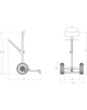 Motora ratiņi HD