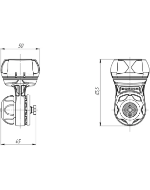 Fs223 замок компактный для аксессуаров с боковым болтом